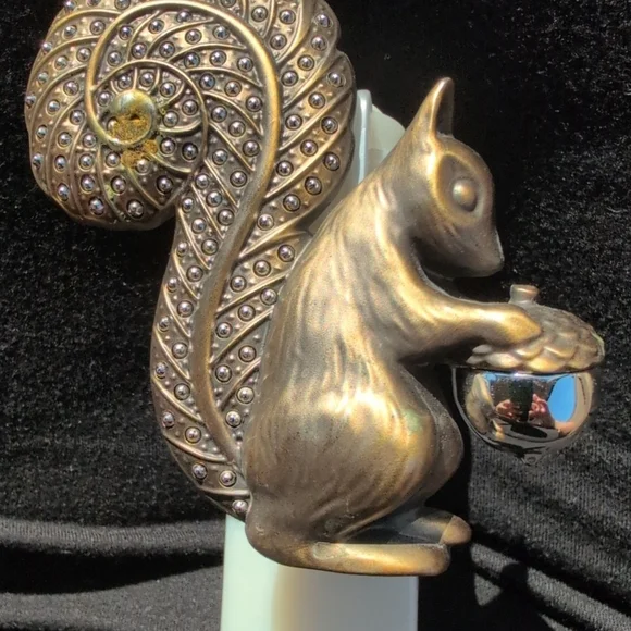 Bath & Body Works Wallflowers Bronzed Squirrel with Crome Nut Plug-In - Picture 3 of 3